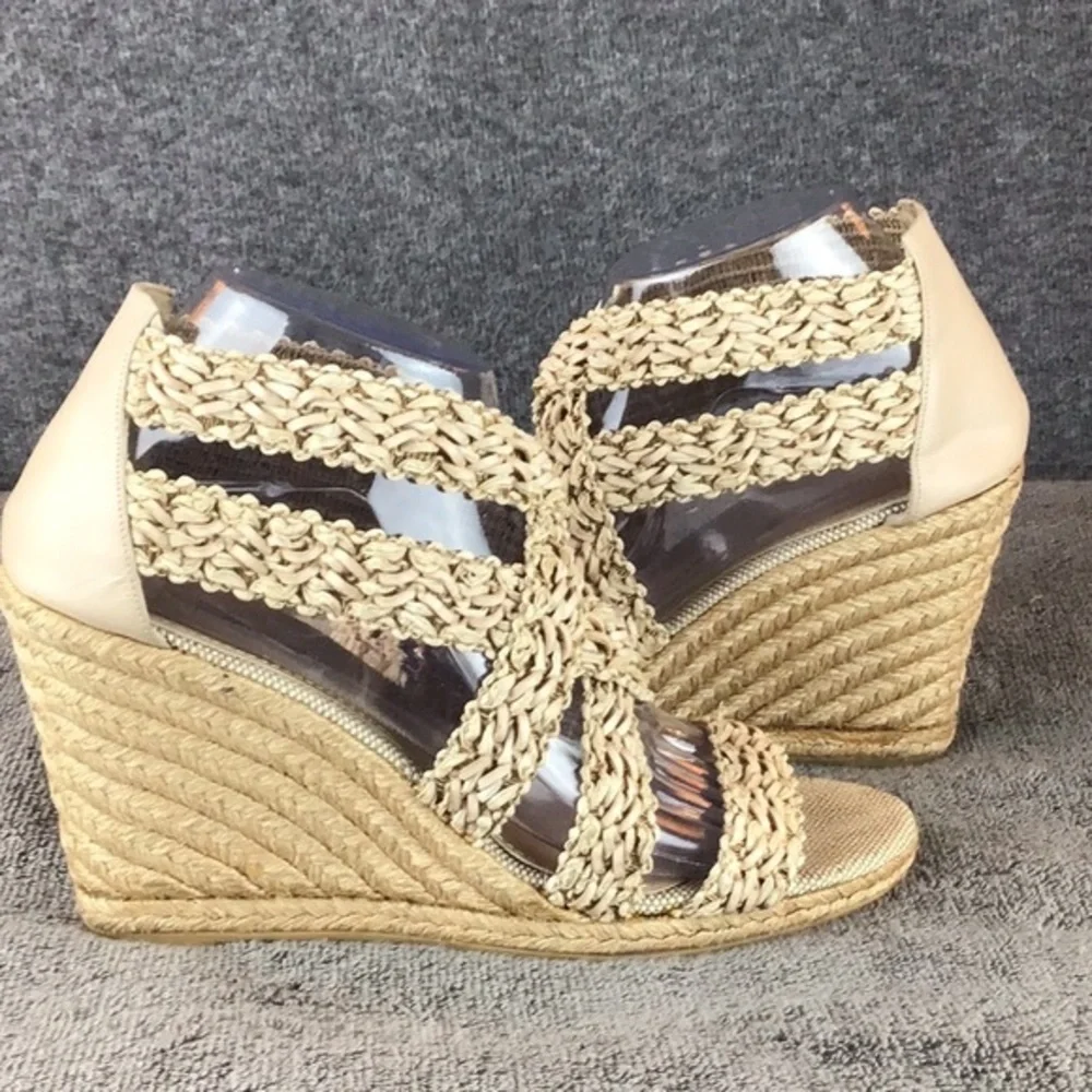 Jean-Michel Cazabat Espadrilles Wedge Sandals Sz‎ 8.5